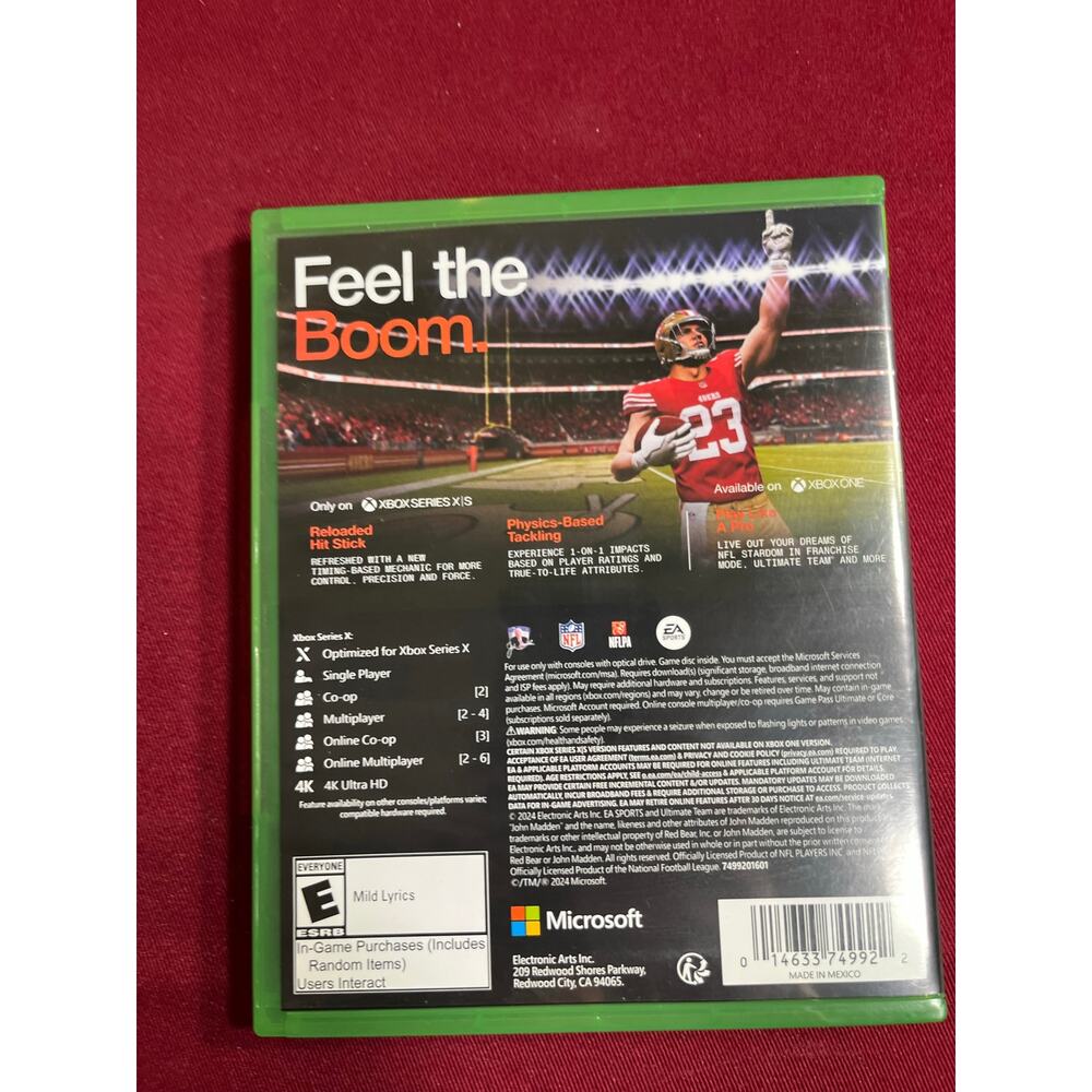 Xbox X/One Madden 25-New Opened - Picture 3 of 7